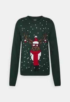 Only & Sons ONSX-MAS LET IT SNOW - Pullover - Pine Grove -Only & Sons Soldes Boutique b4419853afd64fc997f53d43ed30a381