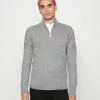 Only & Sons ONSBLADE HALF ZIP - Pullover - Medium Grey Melange