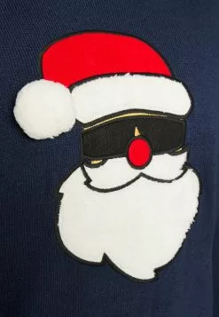 Only & Sons ONSXMAS FUNNY FRONT BADGE - Pullover - Dress Blues -Only & Sons Soldes Boutique b51e4c32b36442449e95ae1dd67b9105