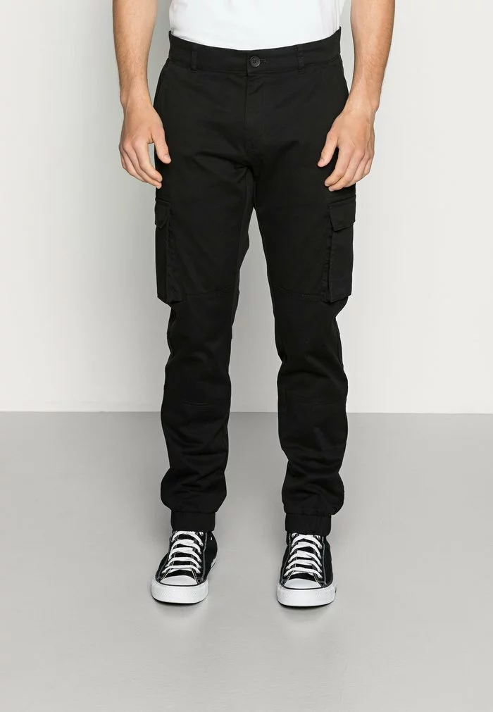 Only & Sons ONSCAM STAGE CUFF - Pantalon Cargo - Black 1 Only & Sons ONSCAM STAGE CUFF - Pantalon Cargo - Black