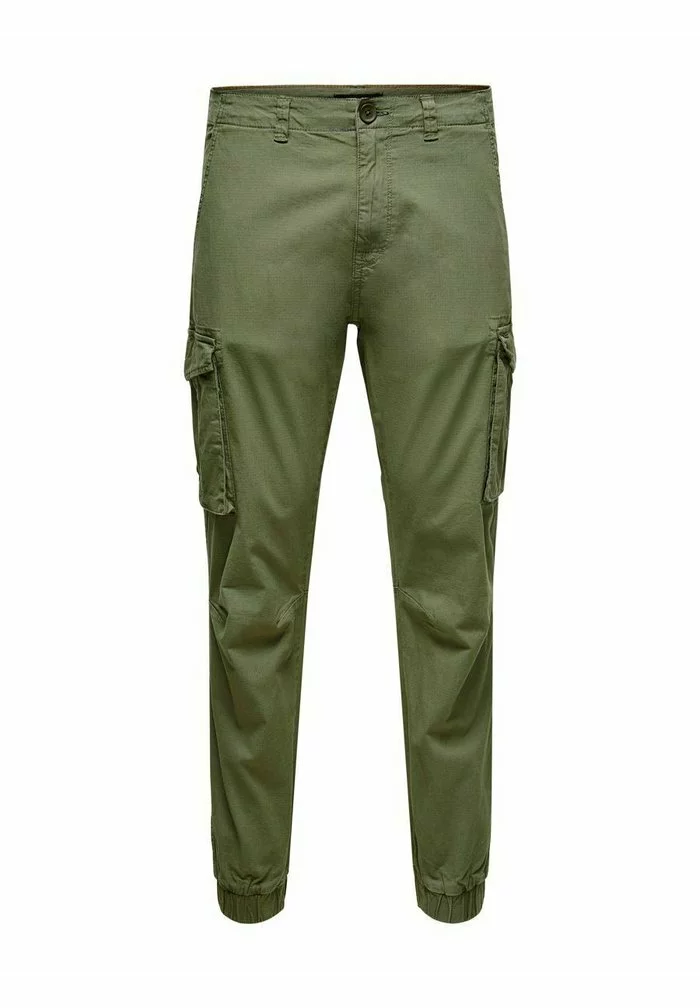 Only & Sons Pantalon Cargo - Olive Night 1 Only & Sons Pantalon Cargo - Olive Night