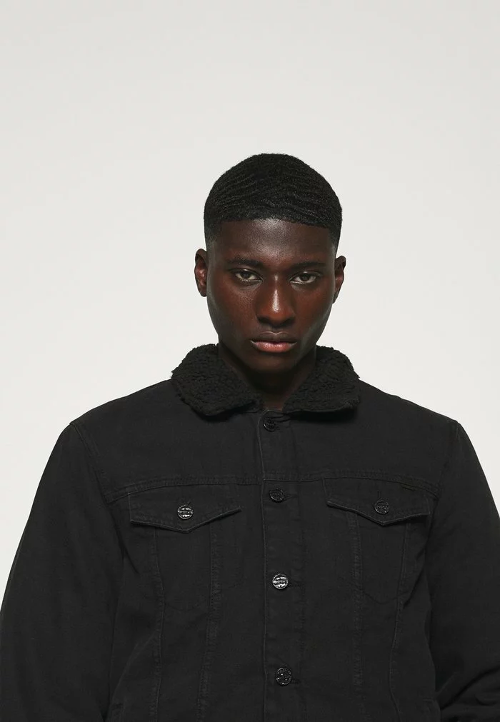 Only & Sons Veste En Jean - Black Denim 5 Only & Sons Veste En Jean - Black Denim – Image 5