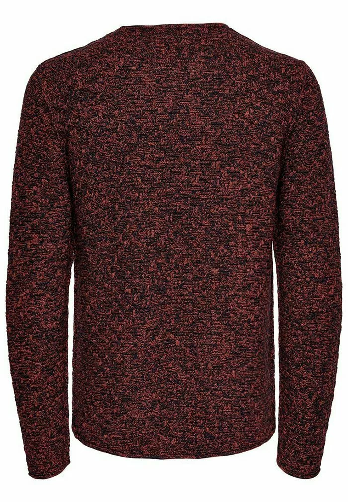 Only & Sons Pullover - Red Ochre 7 Only & Sons Pullover - Red Ochre – Image 7