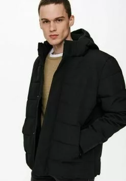 Only & Sons Veste D'hiver - Black -Only & Sons Soldes Boutique b73f3bb50adb416691c7e5fcd62d677e