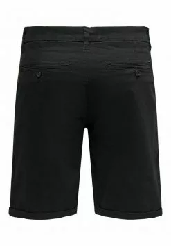 Only & Sons ONSPETER OVERDYED - Short - Black -Only & Sons Soldes Boutique b7723a15a74642a180c20aa0bf138654