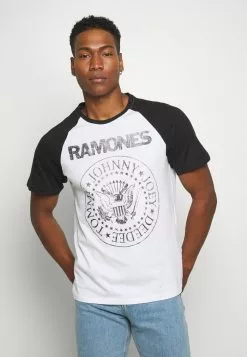 Only & Sons ONSRAMONES FRONT PRINT TEE - T-shirt Imprimé - White