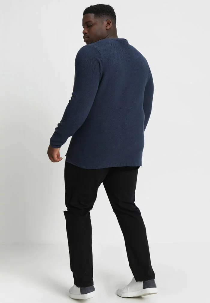 Only & Sons DAN STRUCTURE CREW - Pullover - Dress Blue 3 Only & Sons DAN STRUCTURE CREW - Pullover - Dress Blue – Image 3