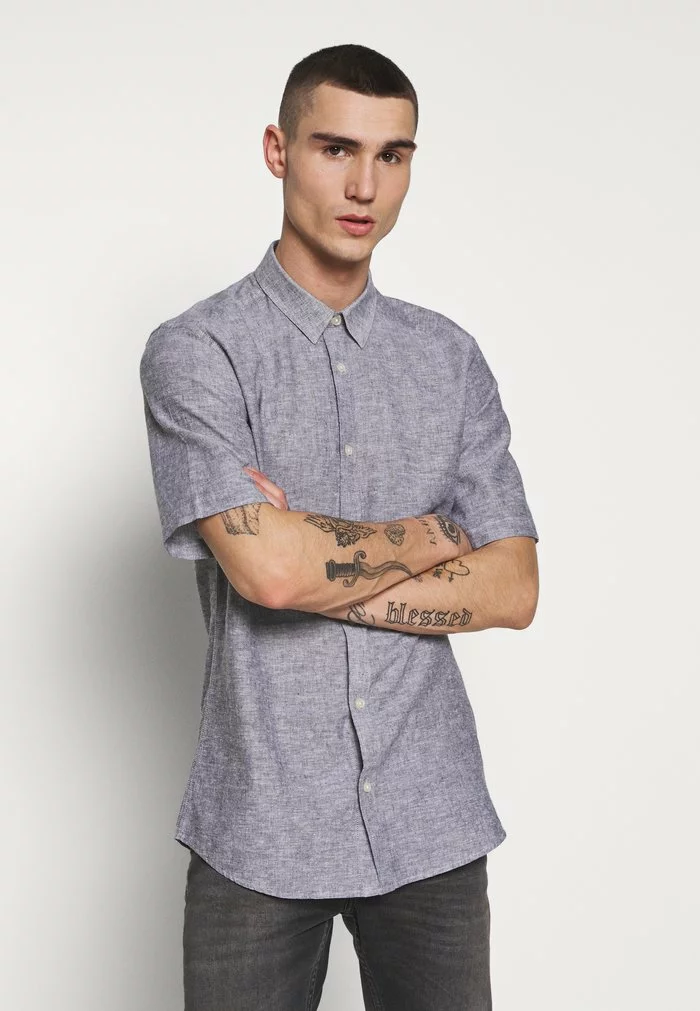 Only & Sons ONSCAIDEN SHIRT - Chemise - Dress Blues 1 Only & Sons ONSCAIDEN SHIRT - Chemise - Dress Blues