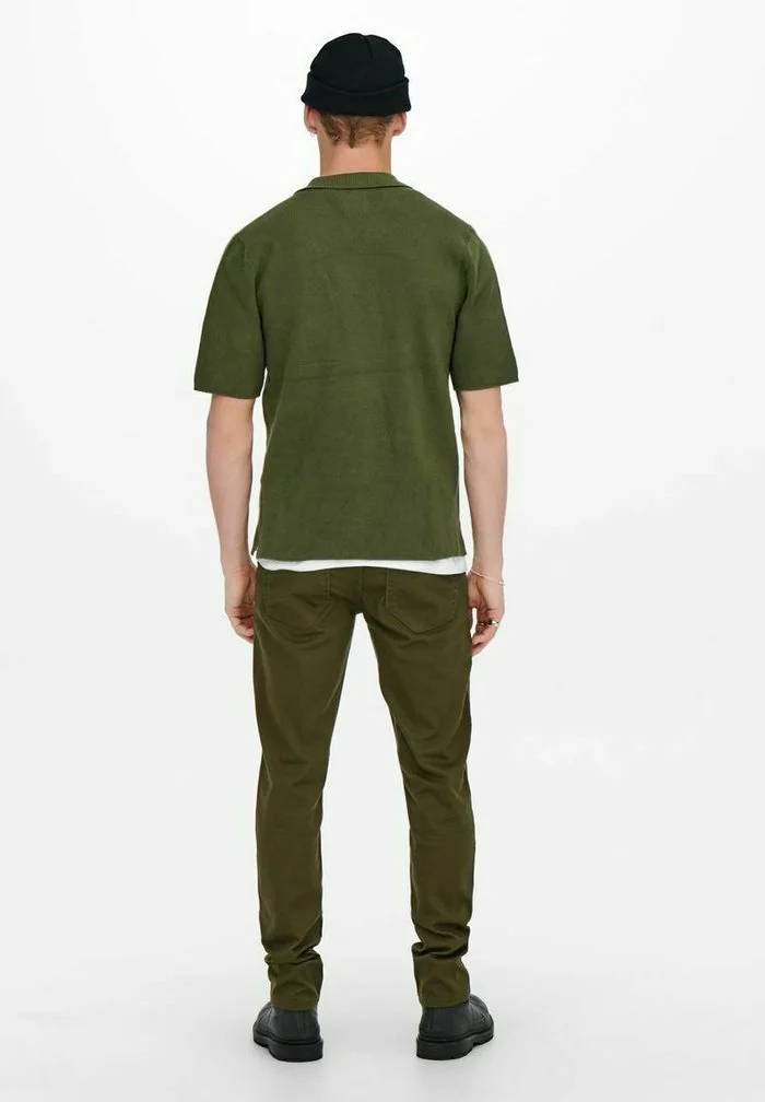 Only & Sons Chemise - Olive Night 3 Only & Sons Chemise - Olive Night – Image 3