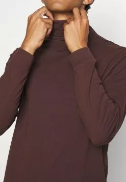 Only & Sons ONSMICHAN SLIM ROLLNECK TEE - T-shirt à Manches Longues - Fudge -Only & Sons Soldes Boutique b88c124156f24604bca636966bb89d7f