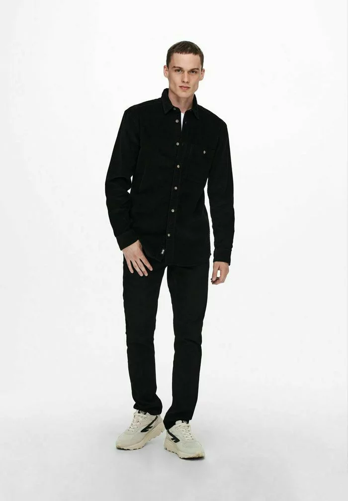 Only & Sons Chemise - Black 2 Only & Sons Chemise - Black – Image 2