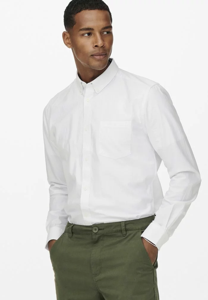 Only & Sons ONSNEIL LIFE OXFORD - Chemise - White 1 Only & Sons ONSNEIL LIFE OXFORD - Chemise - White