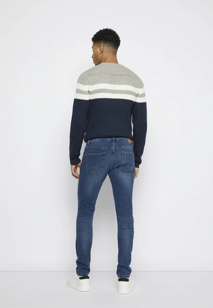Only & Sons ONSWARP - Jeans Skinny - Blue Denim 4 Only & Sons ONSWARP - Jeans Skinny - Blue Denim – Image 4