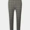 Only & Sons ONSLINUS CHECK TAPERED CROPPED - Pantalon Classique - Grey