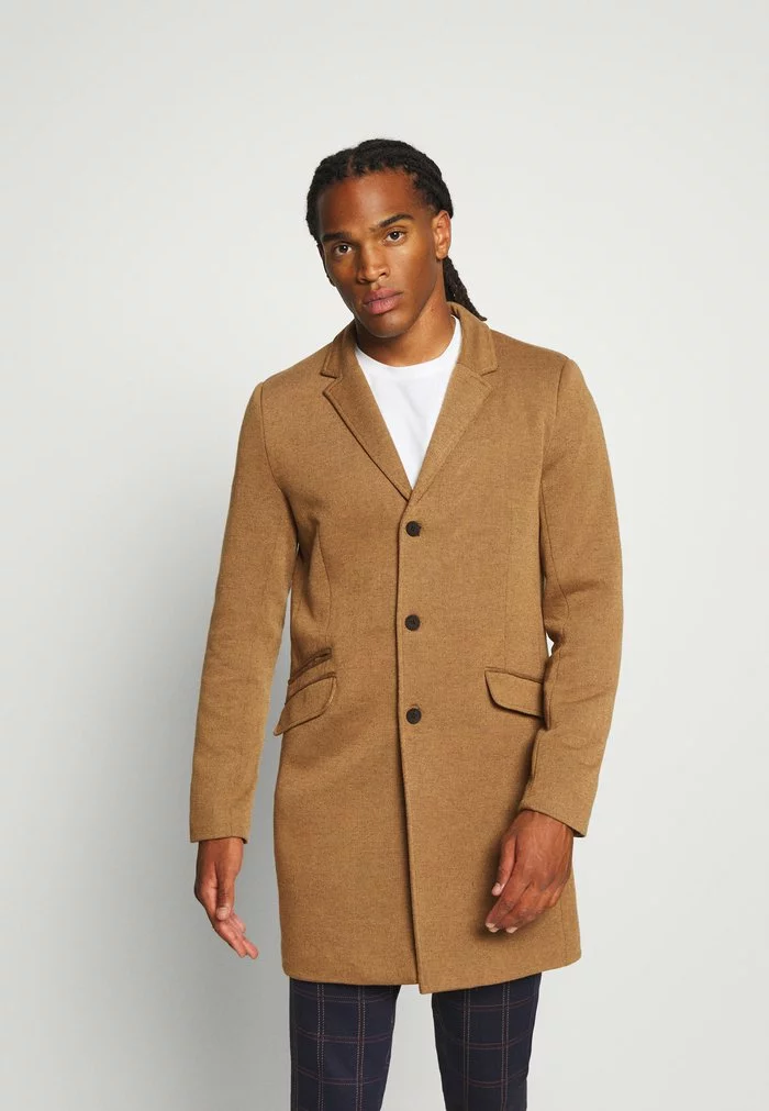 Only & Sons ONSJULIAN KING COAT - Manteau Classique - Camel/melange 1 Only & Sons ONSJULIAN KING COAT - Manteau Classique - Camel/melange