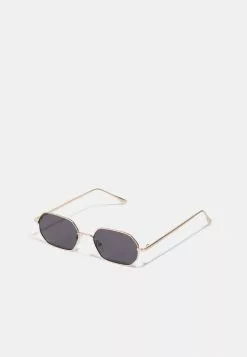 Only & Sons ONSSUNGLASSES BOX UNISEX - Lunettes De Soleil - Black/gold-colooured