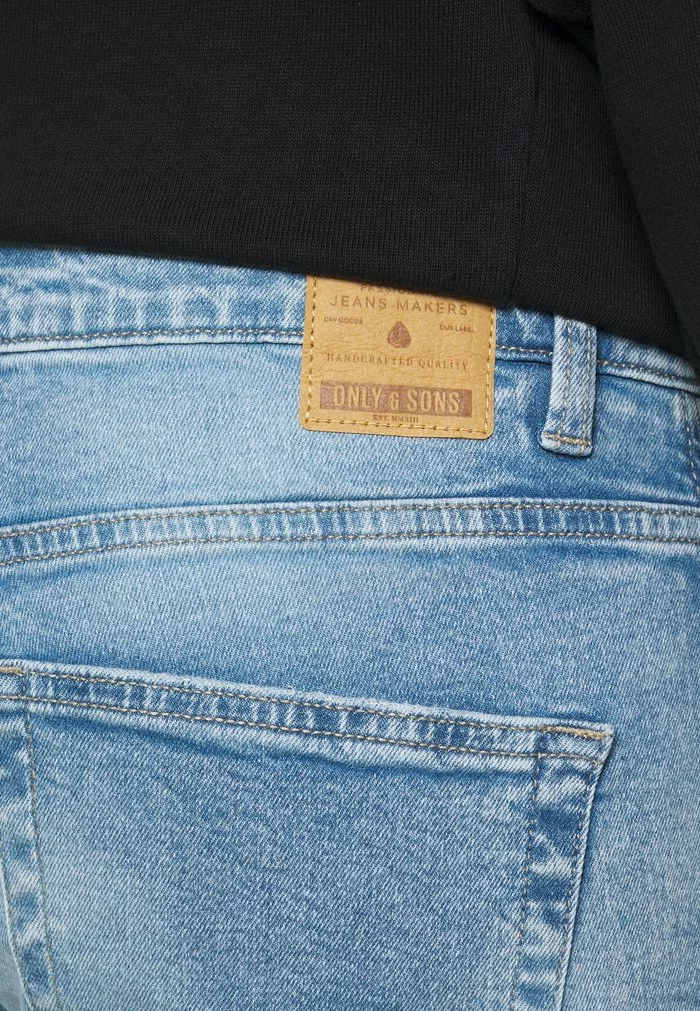 Only & Sons ONSLOOM LIFE REPAIR - Jean Slim - Blue Denim 4 Only & Sons ONSLOOM LIFE REPAIR - Jean Slim - Blue Denim – Image 4