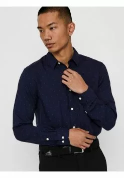 Only & Sons Chemise - Dark Navy -Only & Sons Soldes Boutique bd95920da9be469a92c757f5f64a6f0c