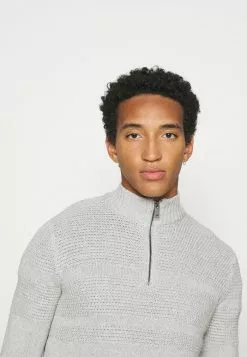 Only & Sons ONSBACE - Pullover - Light Grey Melange -Only & Sons Soldes Boutique bdbbd94a9edf4b75834915da20ac5bfe