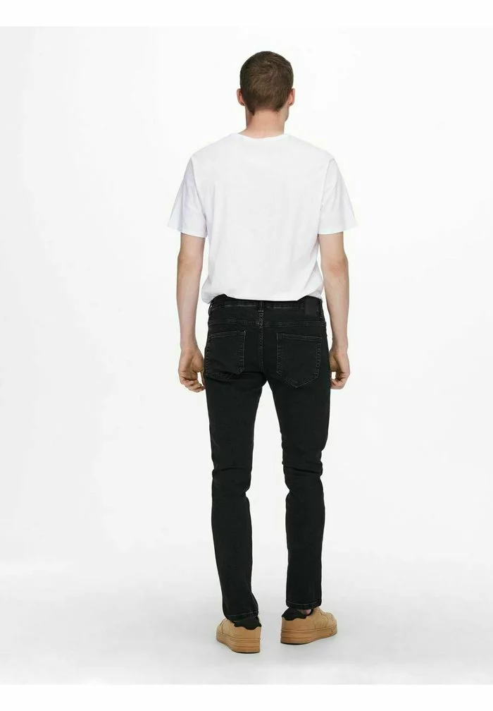 Only & Sons ONSLOOM LIFE - Jean Slim - Black Denim 3 Only & Sons ONSLOOM LIFE - Jean Slim - Black Denim – Image 3