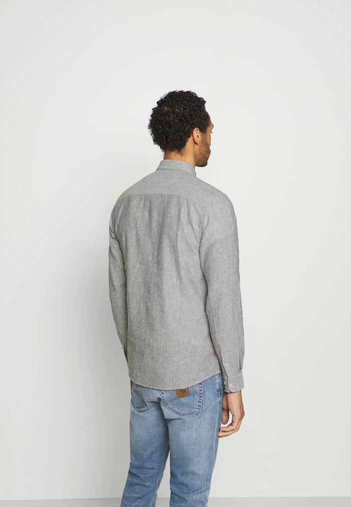 Only & Sons ONSCAIDEN STRIPE - Chemise - Olive Night 3 Only & Sons ONSCAIDEN STRIPE - Chemise - Olive Night – Image 3