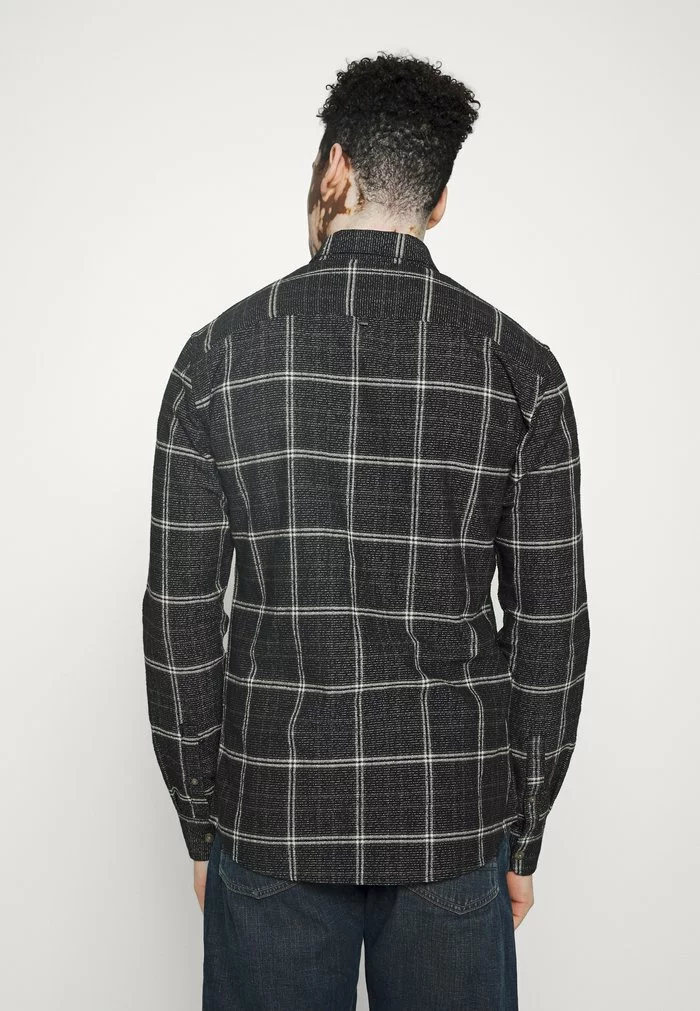 Only & Sons ONSMAZI LIFE CHECKED - Chemise - Black 3 Only & Sons ONSMAZI LIFE CHECKED - Chemise - Black – Image 3