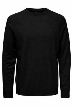 Only & Sons ONSMIKKEL CREW - Pullover - Black -Only & Sons Soldes Boutique c0d595b1ee5a4e99889ebc951faff57a