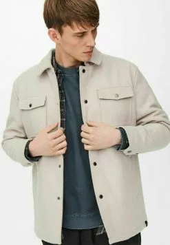 Only & Sons Veste Légère - Pelican -Only & Sons Soldes Boutique c3a00594316c401ea75d91b6abf91406