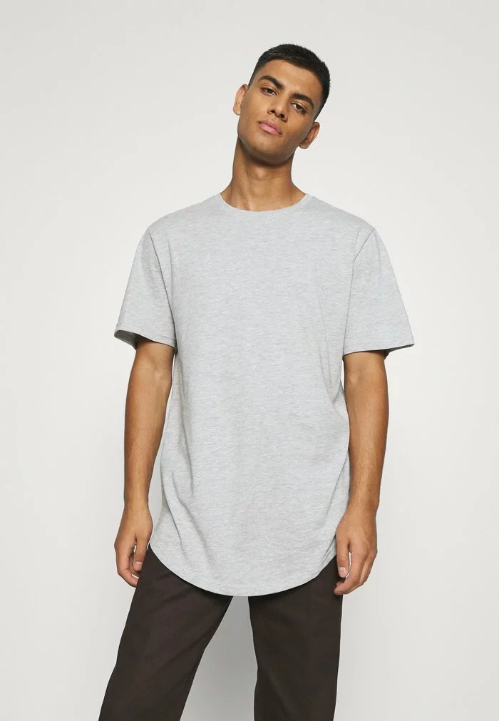 Only & Sons ONSMATT LIFE LONGY TEE 7 PACK - T-shirt Basique - Dark Grey Melange 2 Only & Sons ONSMATT LIFE LONGY TEE 7 PACK - T-shirt Basique - Dark Grey Melange – Image 2