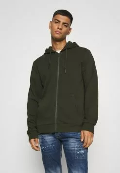 Only & Sons ONSCERES LIFE ZIP HOODIE - Sweat à Capuche Zippé - Forest Night