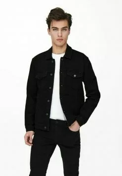 Only & Sons Veste En Jean - Black