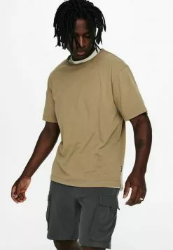 Only & Sons OVERSIZE - T-shirt Basique - Chinchilla -Only & Sons Soldes Boutique c687c5e690d345eea95643f82518ba45