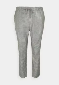 Only & Sons ONSLINUS PANT CHECK LONG - Pantalon Classique - Light Grey Melange