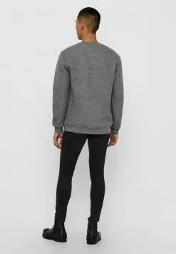 Only & Sons Pullover - Medium Grey Melange -Only & Sons Soldes Boutique c7e99499bdf5435f951f8118b2d4da22
