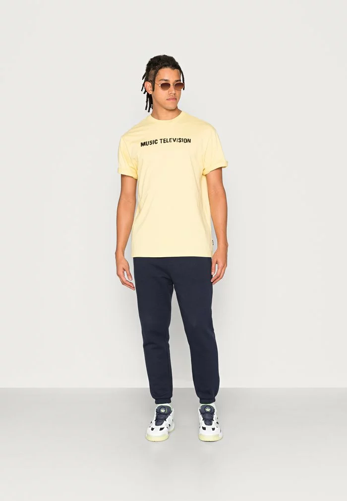 Only & Sons TEE - T-shirt Imprimé - Custard 2 Only & Sons TEE - T-shirt Imprimé - Custard – Image 2
