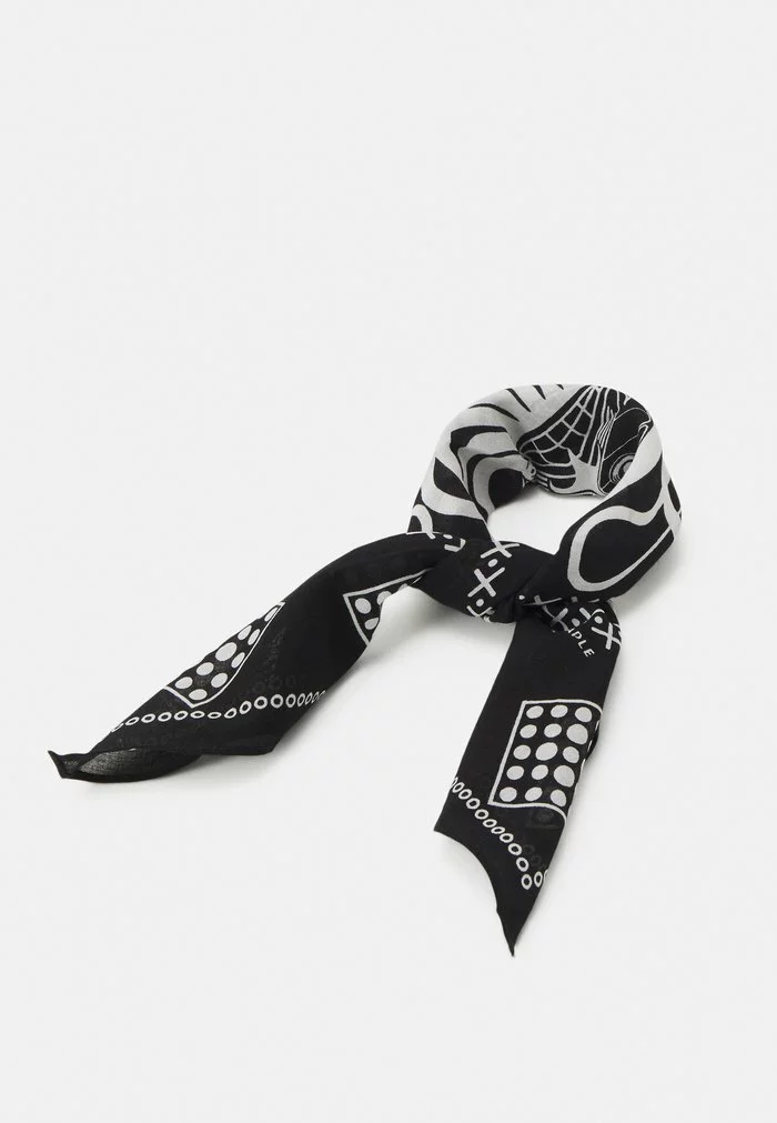 Only & Sons ONSHAYS BANDANA UNISEX - Foulard - Black/white 1 Only & Sons ONSHAYS BANDANA UNISEX - Foulard - Black/white