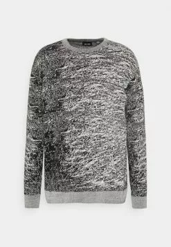 Only & Sons ONSHANS LIFE CREW - Pullover - Black/white