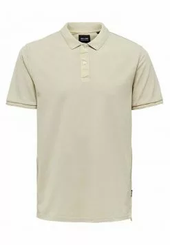 Only & Sons ONSTRAVIS - Polo - Silver Lining -Only & Sons Soldes Boutique ca1141a3c9f8476fbc0464c400378186
