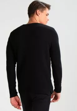 Only & Sons ONSDAN STRUCTURE CREW NECK - Pullover - Black -Only & Sons Soldes Boutique ca8ef38347304f2d84b173856ce74ab4