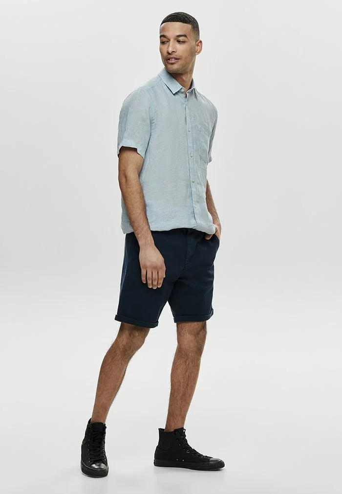 Only & Sons Short - Blue Denim 2 Only & Sons Short - Blue Denim – Image 2