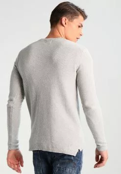 Only & Sons ONSDAN STRUCTURE CREW NECK - Pullover - Light Grey Melange 8 Only & Sons ONSDAN STRUCTURE CREW NECK - Pullover - Light Grey Melange -Only & Sons Soldes Boutique cb1738d7158d4b45995775c374267454