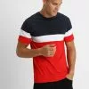 Only & Sons ONSBAILEY - T-shirt Imprimé - Dark Navy/racing Red