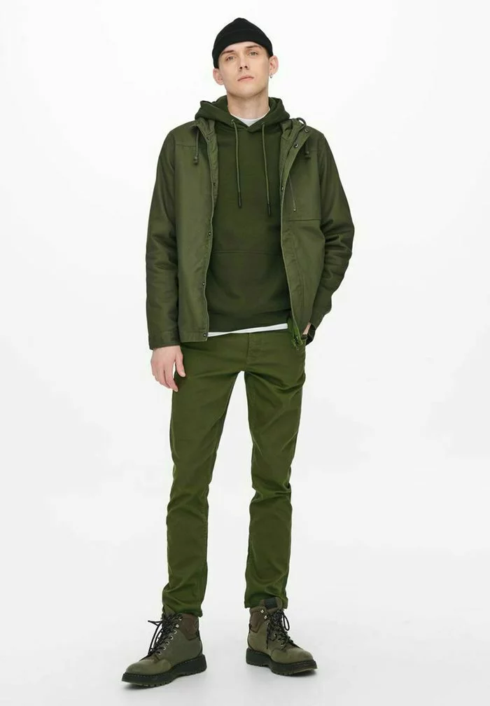 Only & Sons Veste Légère - Olive Night 2 Only & Sons Veste Légère - Olive Night – Image 2