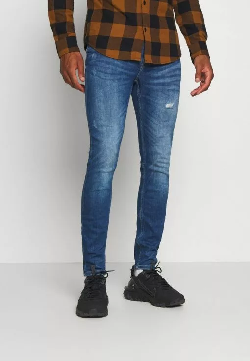 Only & Sons ONSWARP - Jeans Skinny - Blue Denim -Only & Sons Soldes Boutique cc1095d6581e4073912c9d4b7822337d