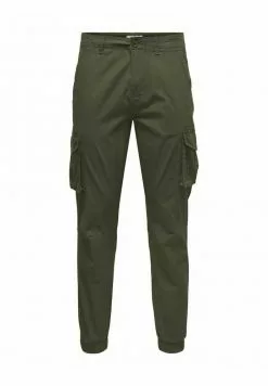 Only & Sons Pantalon Cargo - Olive Night