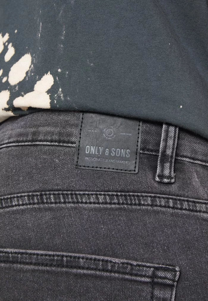 Only & Sons ONSWARP LIFE - Jean Slim - Black Denim 6 Only & Sons ONSWARP LIFE - Jean Slim - Black Denim – Image 6