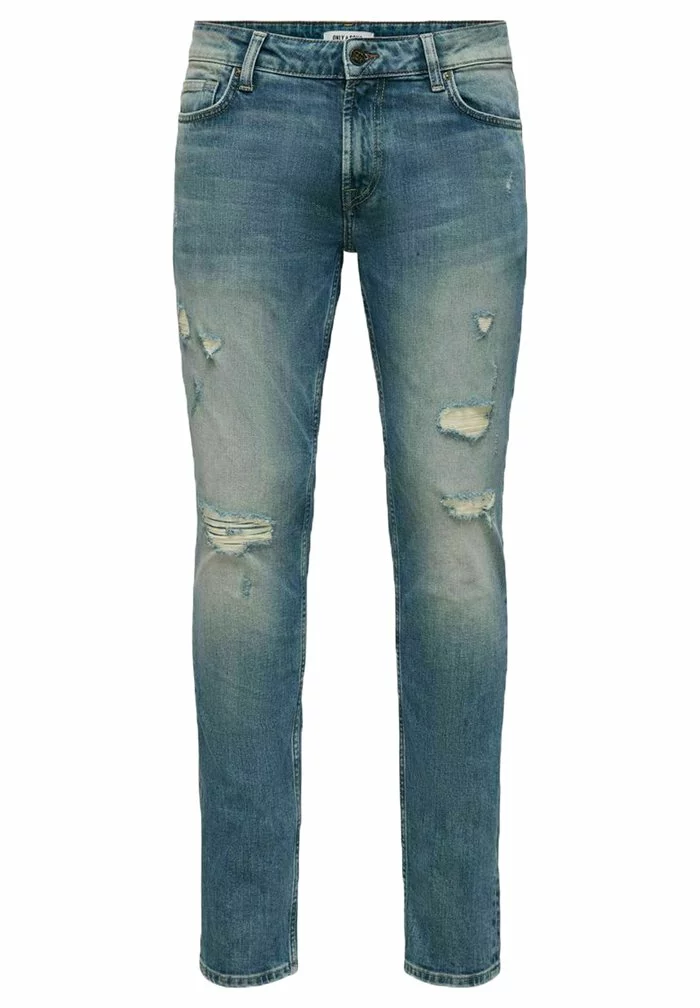 Only & Sons ONSLOOM - Jean Slim - Blue Denim 6 Only & Sons ONSLOOM - Jean Slim - Blue Denim – Image 6
