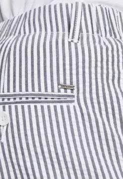 Only & Sons ONSLEO LIFE CROP SEERSUCKER - Pantalon Classique - Dark Navy -Only & Sons Soldes Boutique cf5c1d3fccd14f96acc9a0c7f609f9da