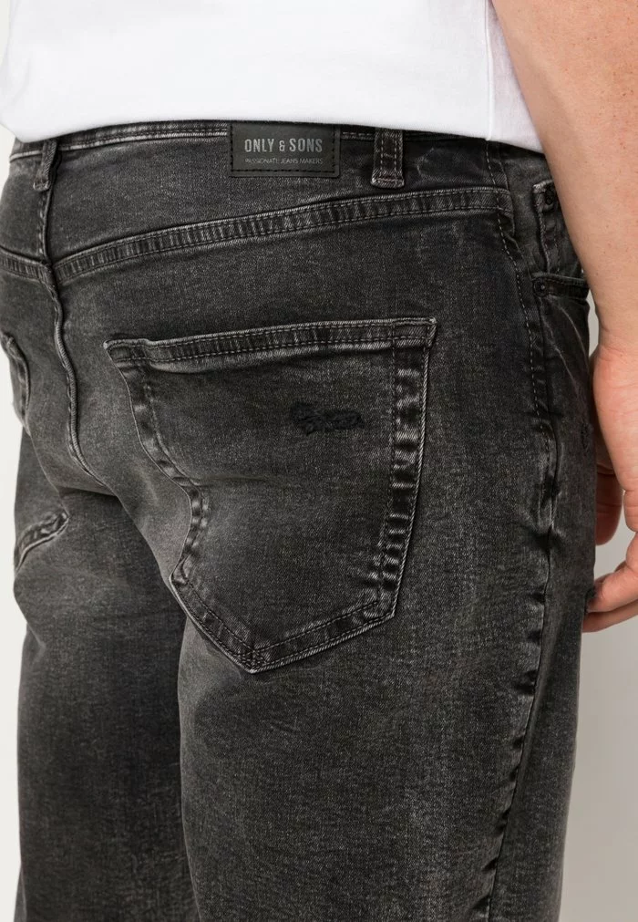 Only & Sons ONSAVI LIFE - Short En Jean - Grey Denim 5 Only & Sons ONSAVI LIFE - Short En Jean - Grey Denim – Image 5