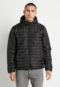 Only & Sons ONSPAUL QUILTED HOOD JACKET - Veste Mi-saison - Black